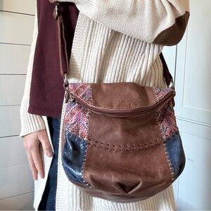 Boho purse by The Sak. Buttery soft leather. Adjustable strap.